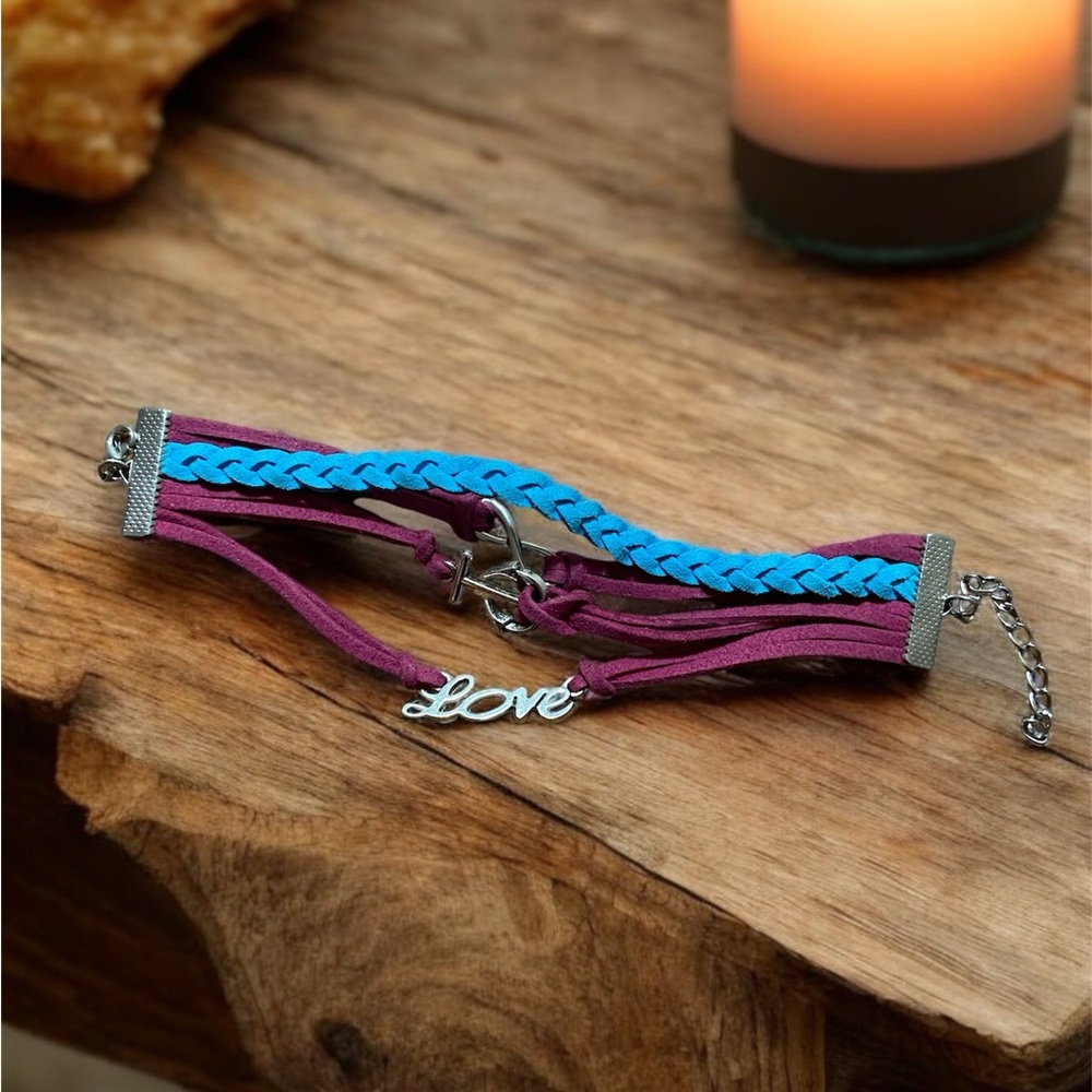 Rope bracelet live anchor infinity